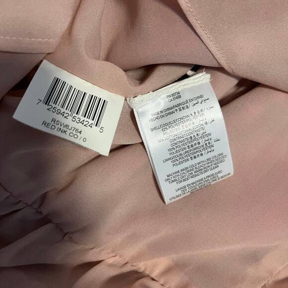 BCBG Max Azria Sheath Fit And Flare Pink Mini Dress Formal Size 0 - Picture 8 of 8